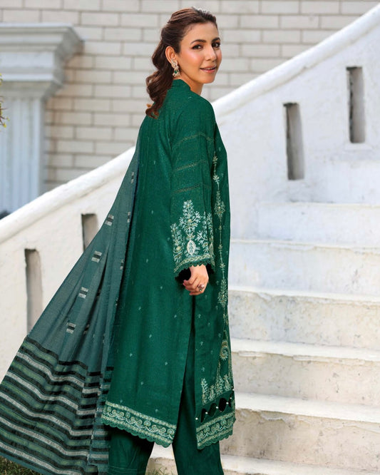 Johra Rawayat | Zari Peach Leather Velvet | Design 600