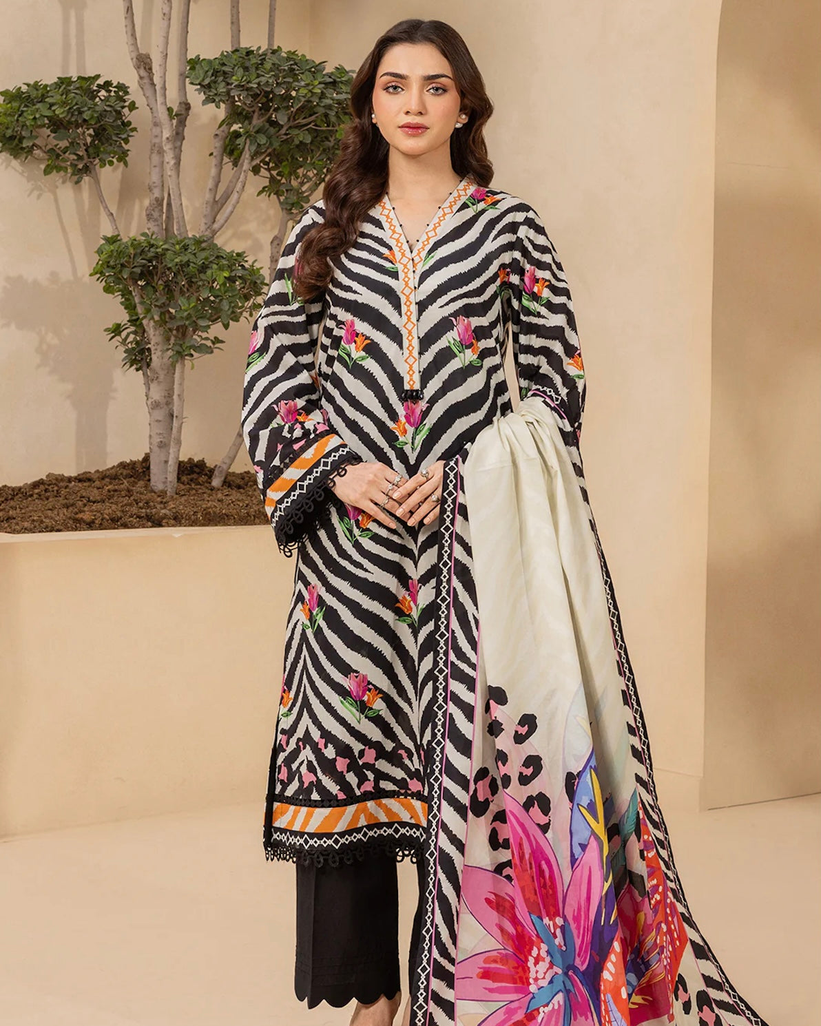 Zellbury | Printed Lawn 3pc | Design 611