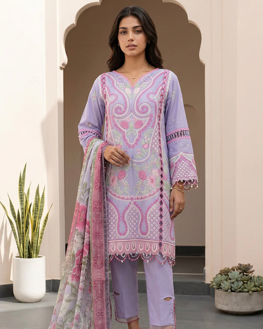 Zellbury Signature | Embroidered Lawn | Design 614