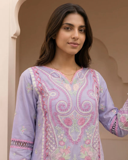 Zellbury Signature | Embroidered Lawn | Design 614