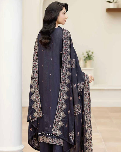Johra Reet | Embroidered Fancy Peach Leather | Design 626