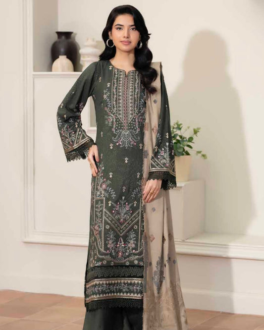 Johra Kabeesha | Zari Peach Leather Velvet | Design 636