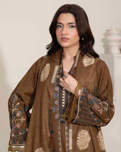 Johra Kabeesha | Zari Peach Leather Velvet | Design 638