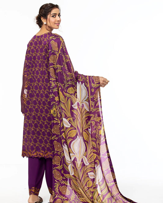Nishat | Printed Lawn 3pc | Design 648