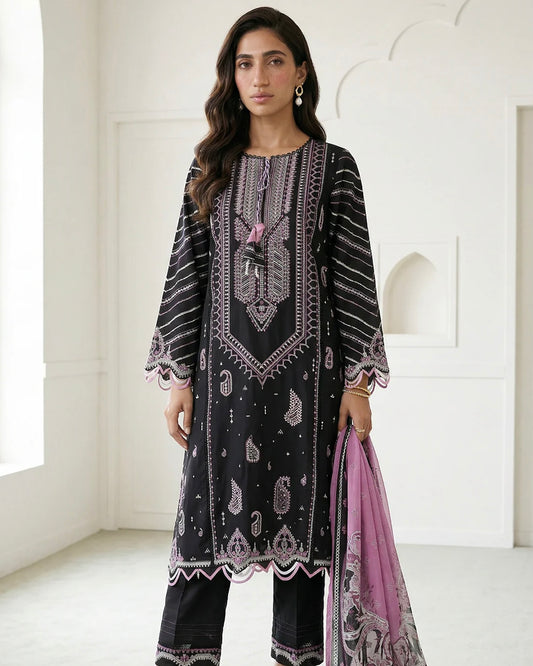 Zellbury Signature | Embroidered Lawn | Design 649