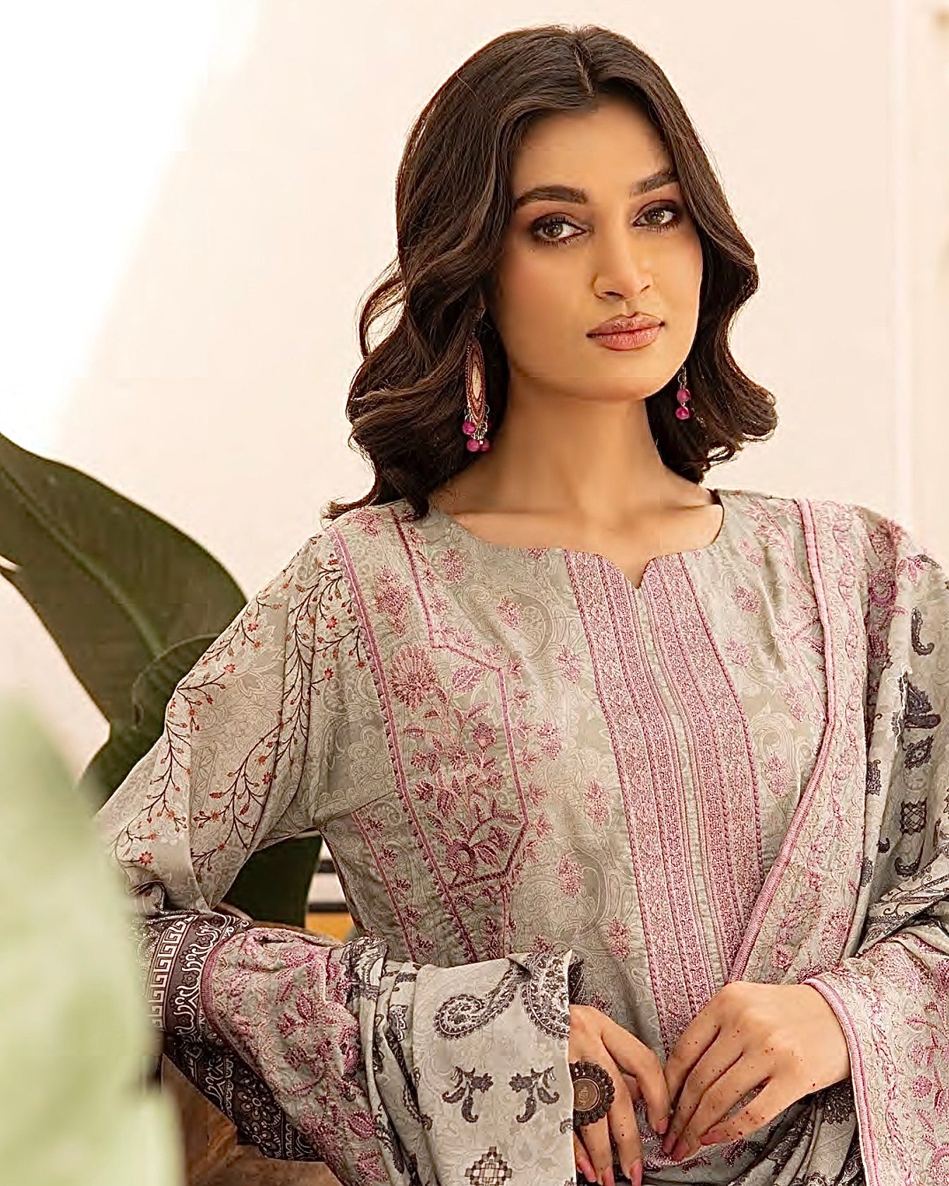 Johra Almaas | Embroidered plus Printed Lawn | Design 658