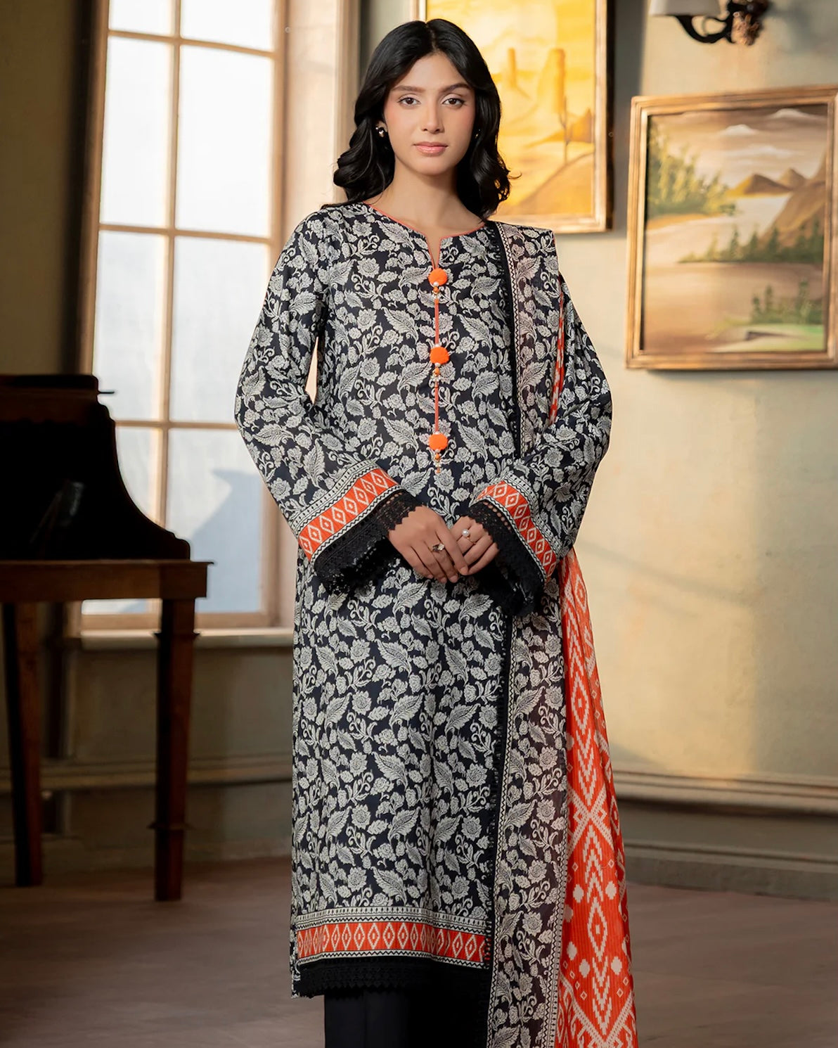 Zellbury | Printed Lawn 2pc | Design 661