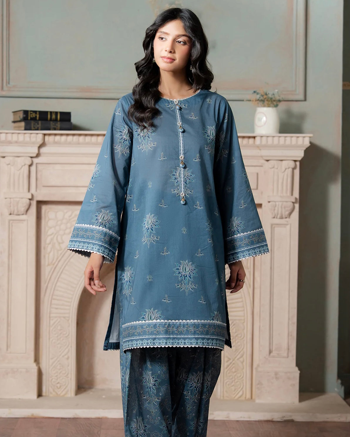 Zellbury | Printed Lawn 2pc | Design 663