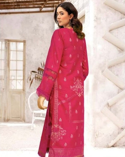 Johra Harika | Banarsi Jacquard Lawn 2pc | Design 667