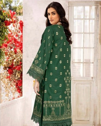 Johra Harika | Banarsi Jacquard Lawn 2pc | Design 668