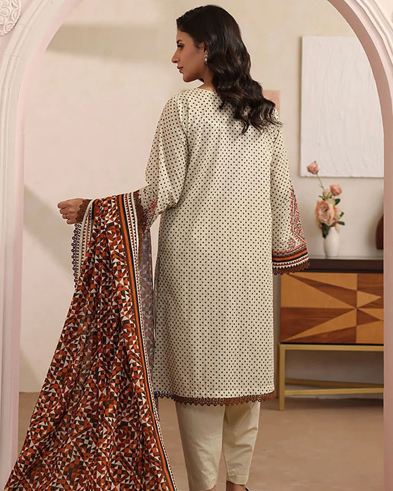 Zellbury | Embroidered Printed Lawn 2pc | Design 669