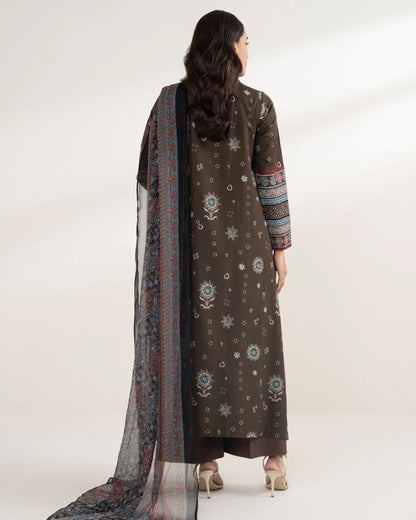 Sapphire | Embroidered Light Linen | Design 67