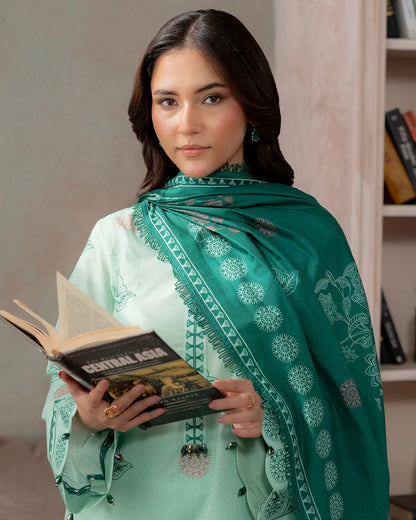 Zellbury | Printed Lawn 3pc | Design 695