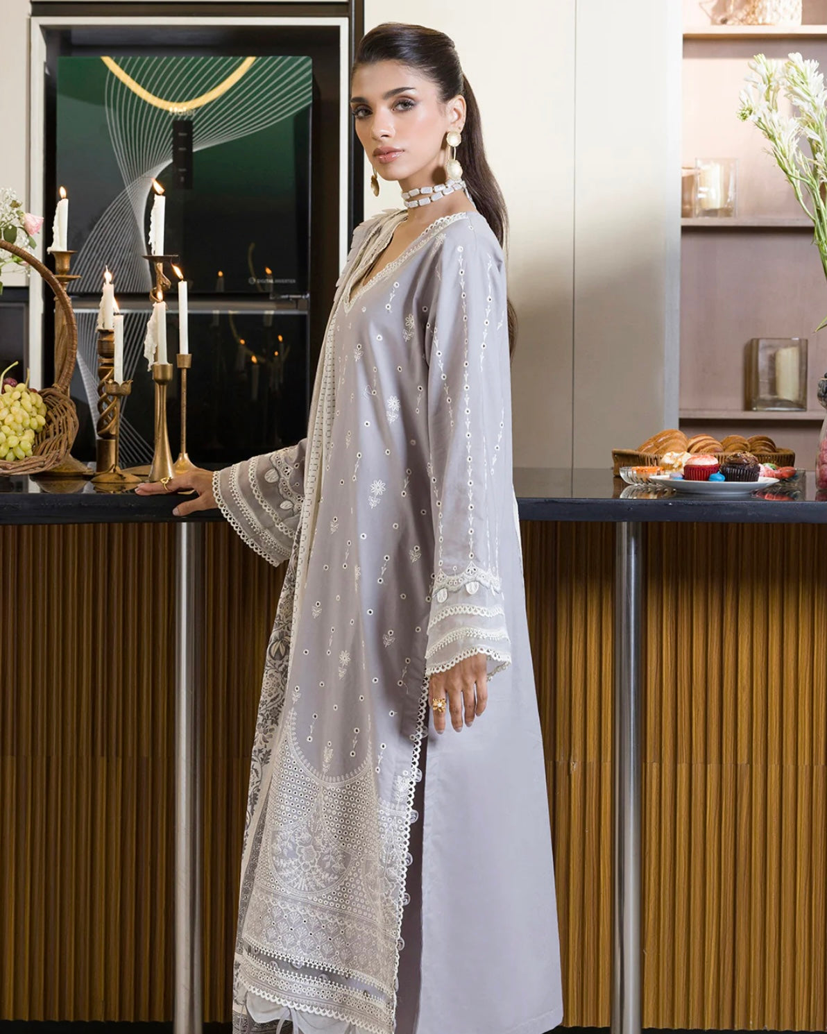 Zellbury Chikankari | Premium Cotton | Design 69