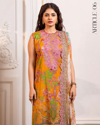 GullJee Morja | Embroidered Lawn | Design 6