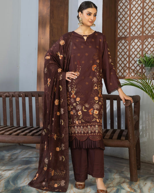 Palwasha Mah e Noor | Embroidered Viscose | Design 6