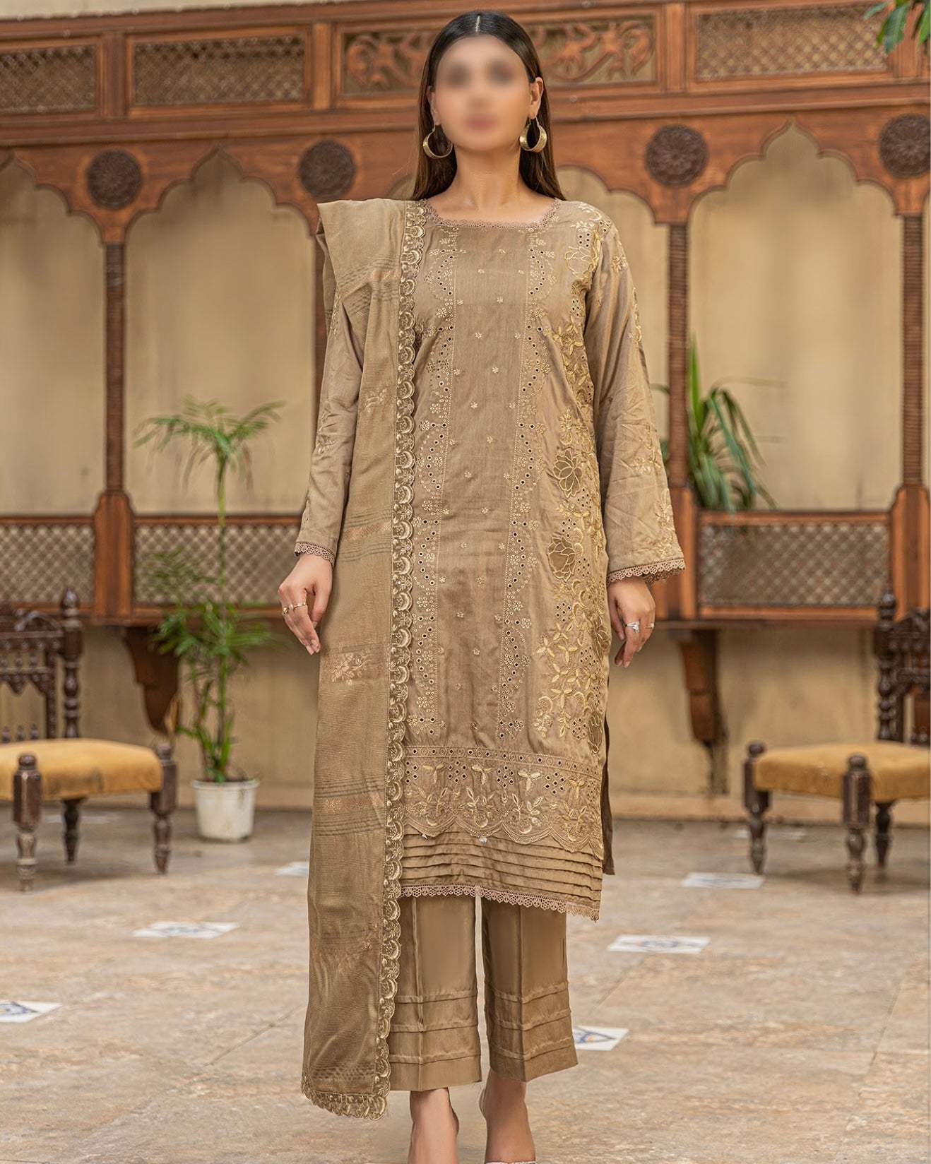 Fantak Chloe Vol 2 | Embroidered Viscose | Design 6