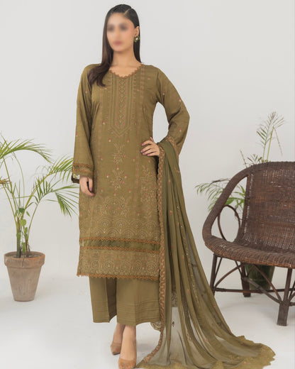 Fantak Mushq | Embroidered Viscose | Design 6