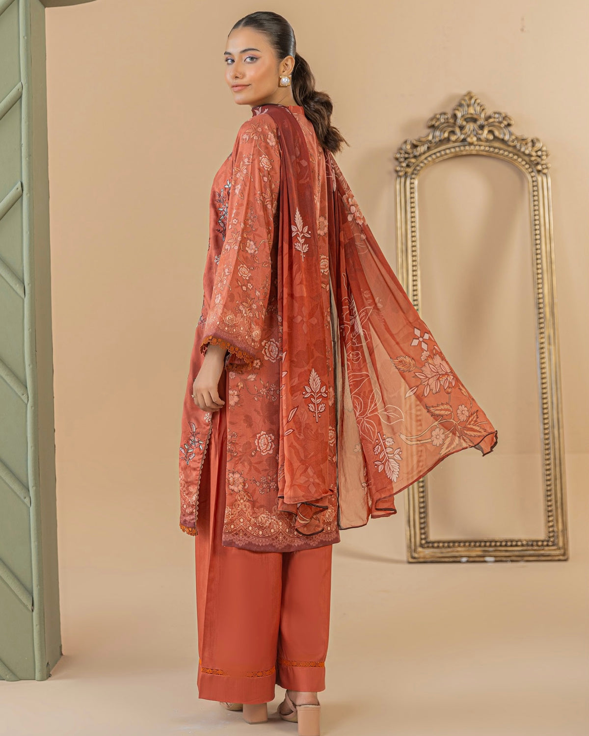 Palwasha Dastak | Embroidered Printed Viscose | Design 6