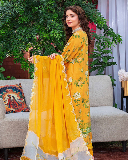 GulleRukh Amal | Embroidered Viscose Pure Dupatta | Design 6
