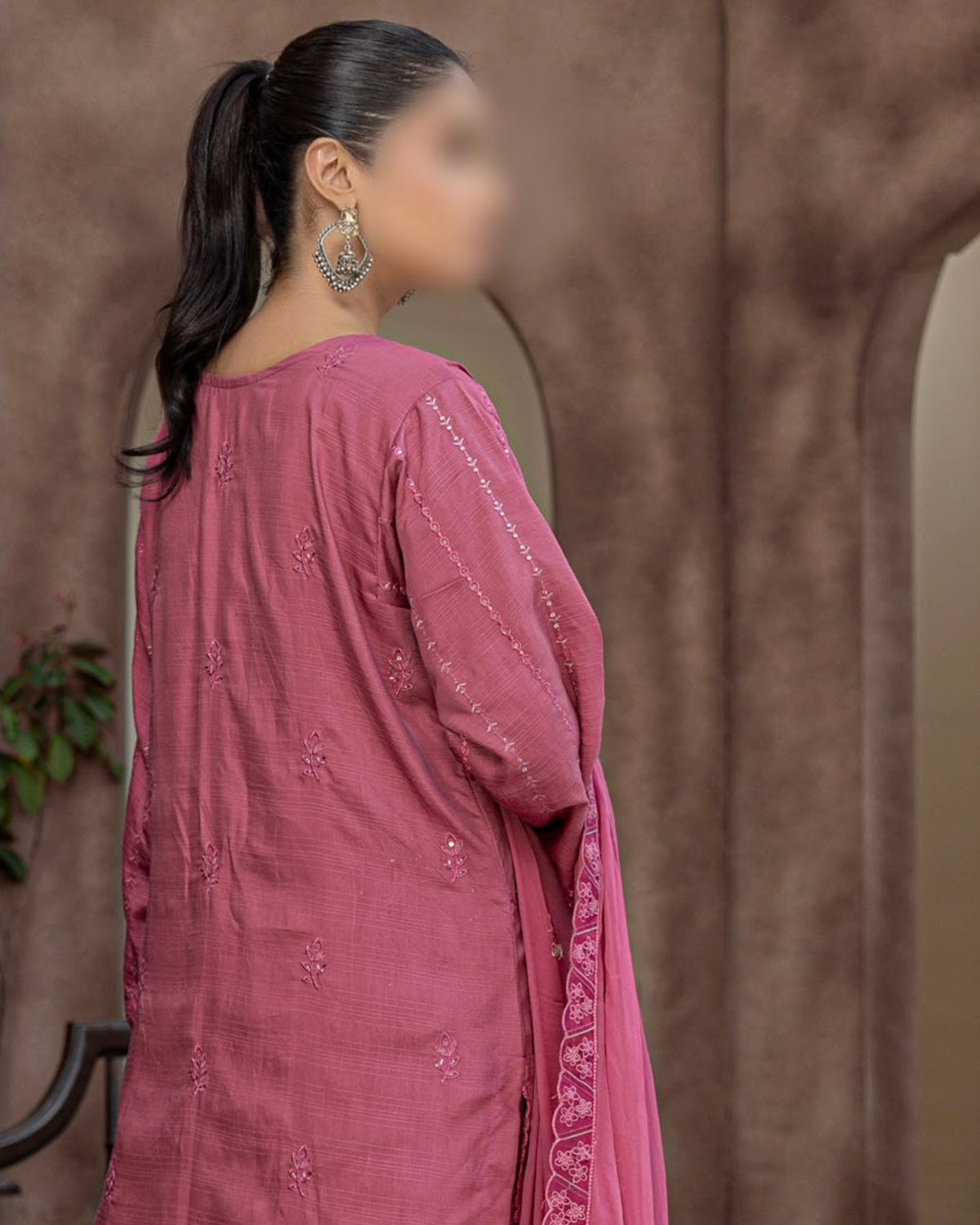 Fantak Ayra | Embroidered Doria Viscose | Design 6