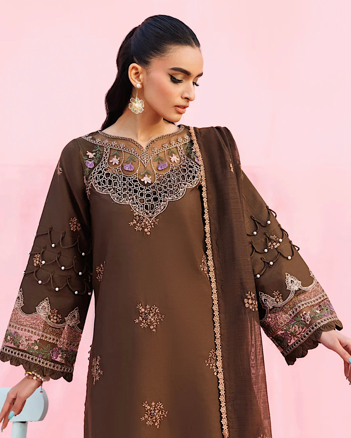 Parishay Shangrila Vol 2 | Embroidered Luxury Lawn | Design 6
