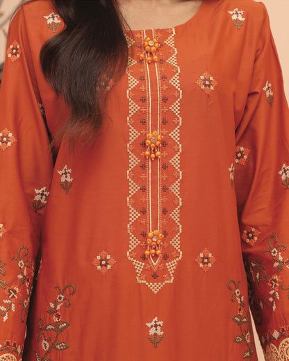 Gullerukh Meri Kahani | Embroidered Lawn 2pc | Design 6