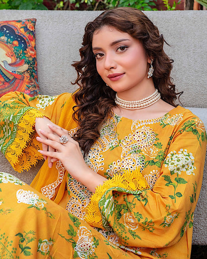 GulleRukh Amal | Embroidered Viscose Pure Dupatta | Design 6