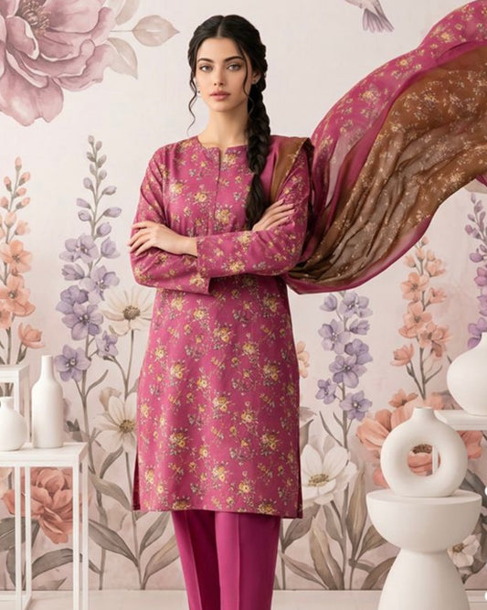 Regalia Salina Vol 20 | Printed Lawn 3pc | Design 7