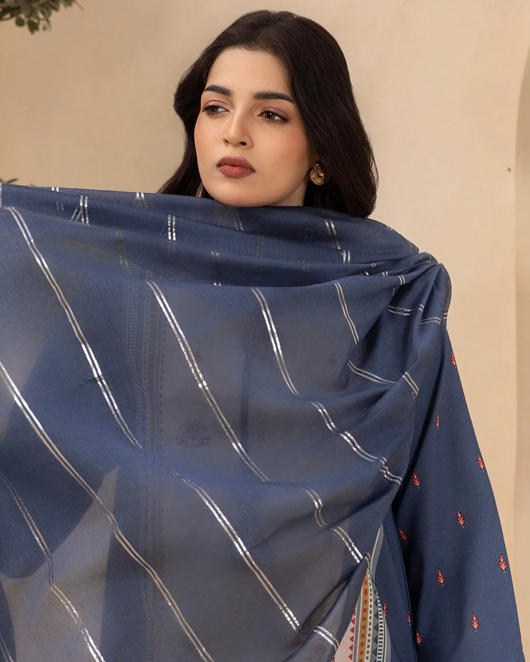 Zellbury | Printed Dobby Lawn 3pc | Design 706