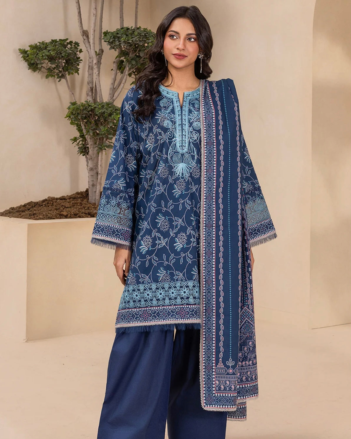 Zellbury | Embroidered Lawn | Design 708
