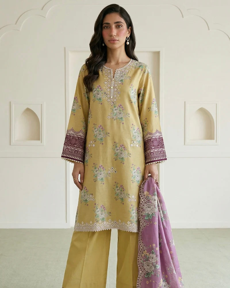 Zellbury | Embroidered Lawn | Design 709