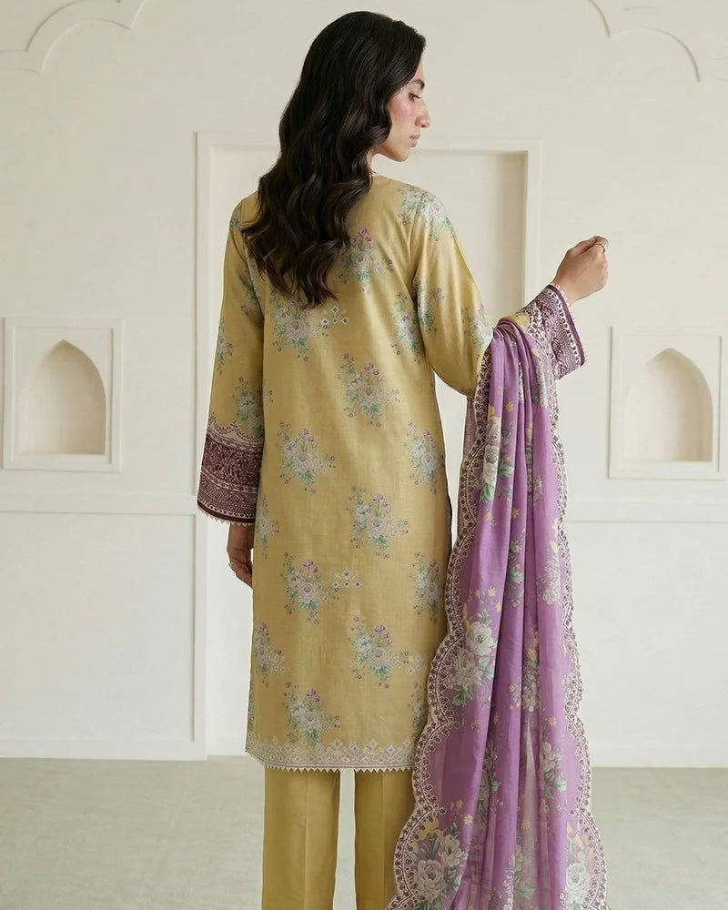 Zellbury | Embroidered Lawn | Design 709