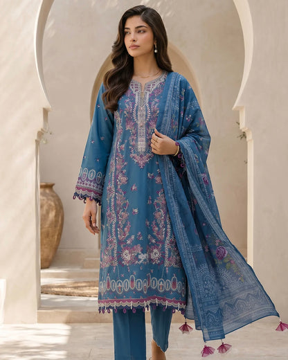 Zellbury Signature | Embroidered Lawn | Design 719