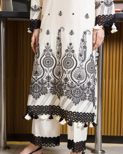 Zellbury Chikankari | Premium Cotton | Design 71