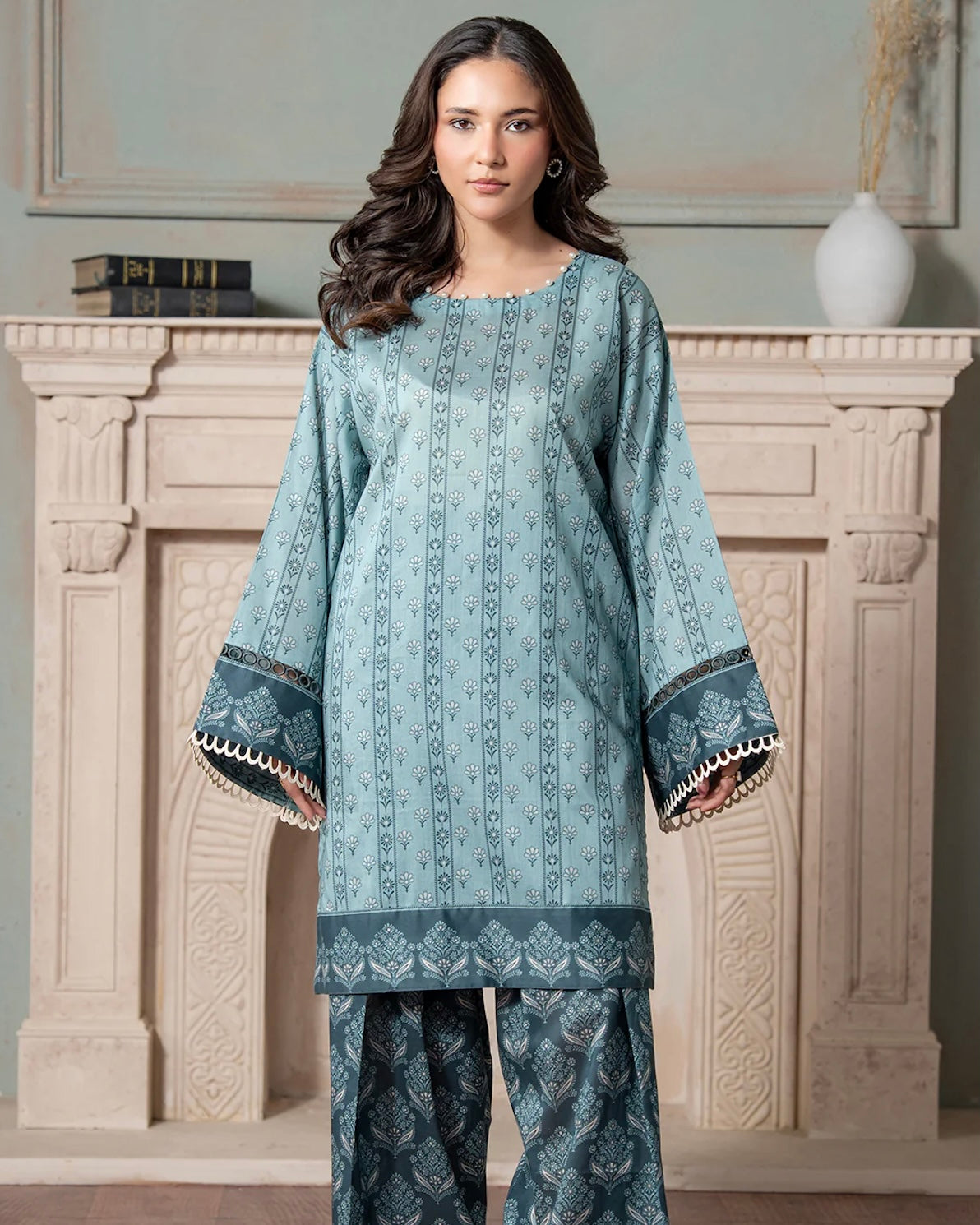 Zellbury | Printed Lawn 2pc | Design 733