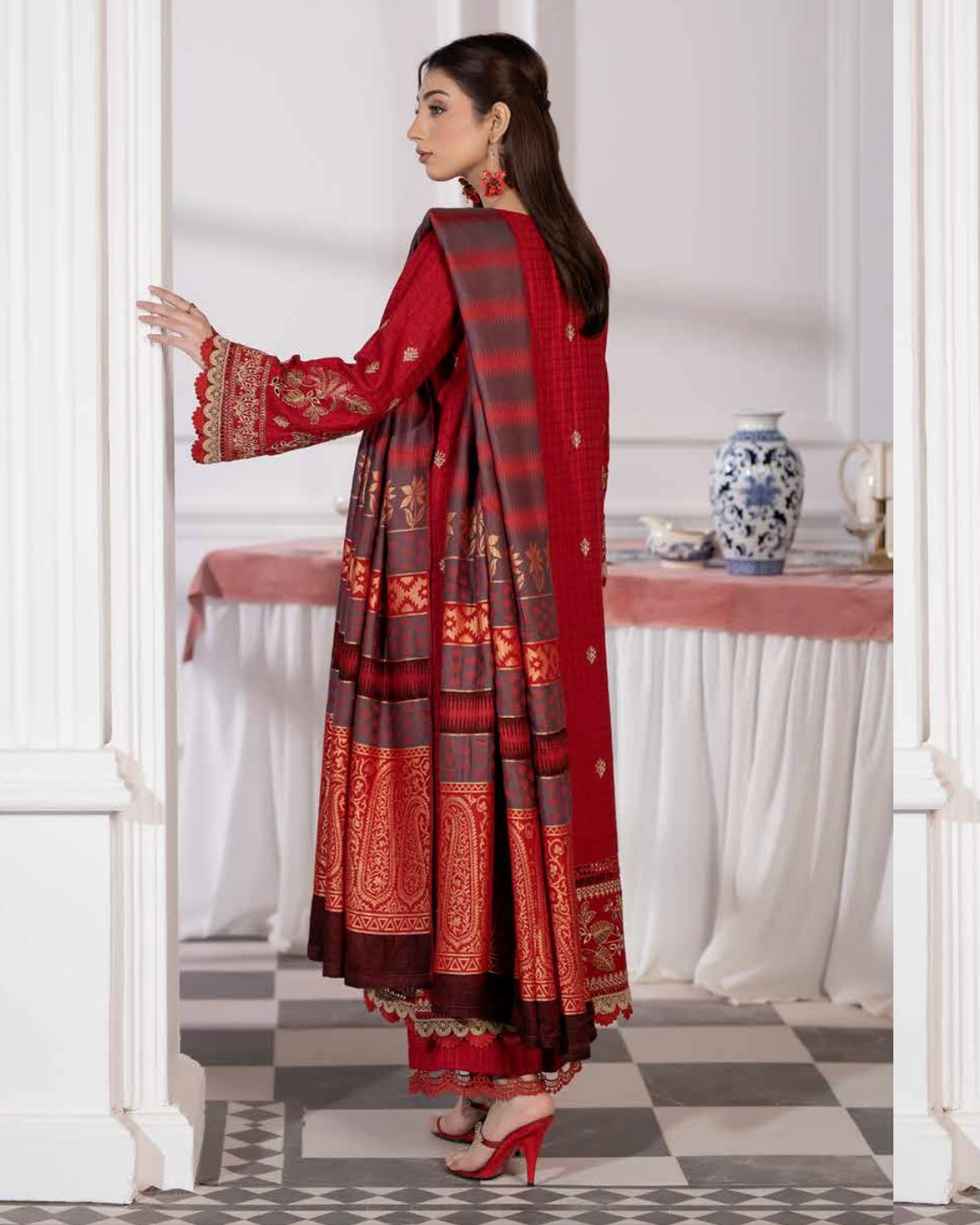 Johra Ameeli | Slub Peach | Design 737