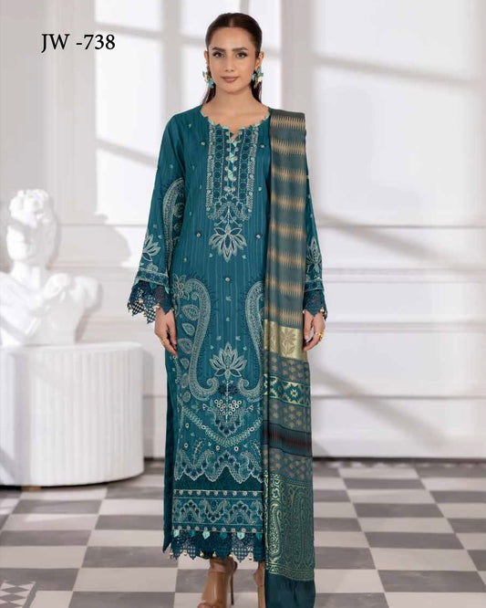 Johra Ameeli | Slub Peach | Design 738