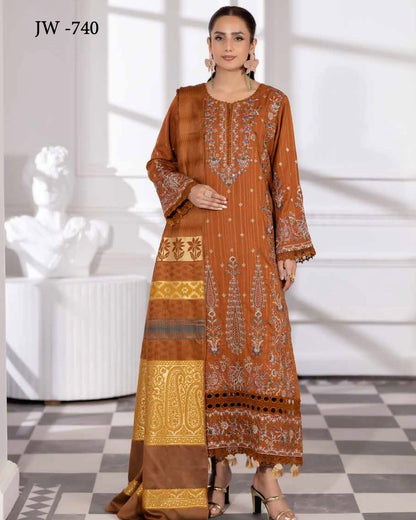 Johra Ameeli | Slub Peach | Design 740