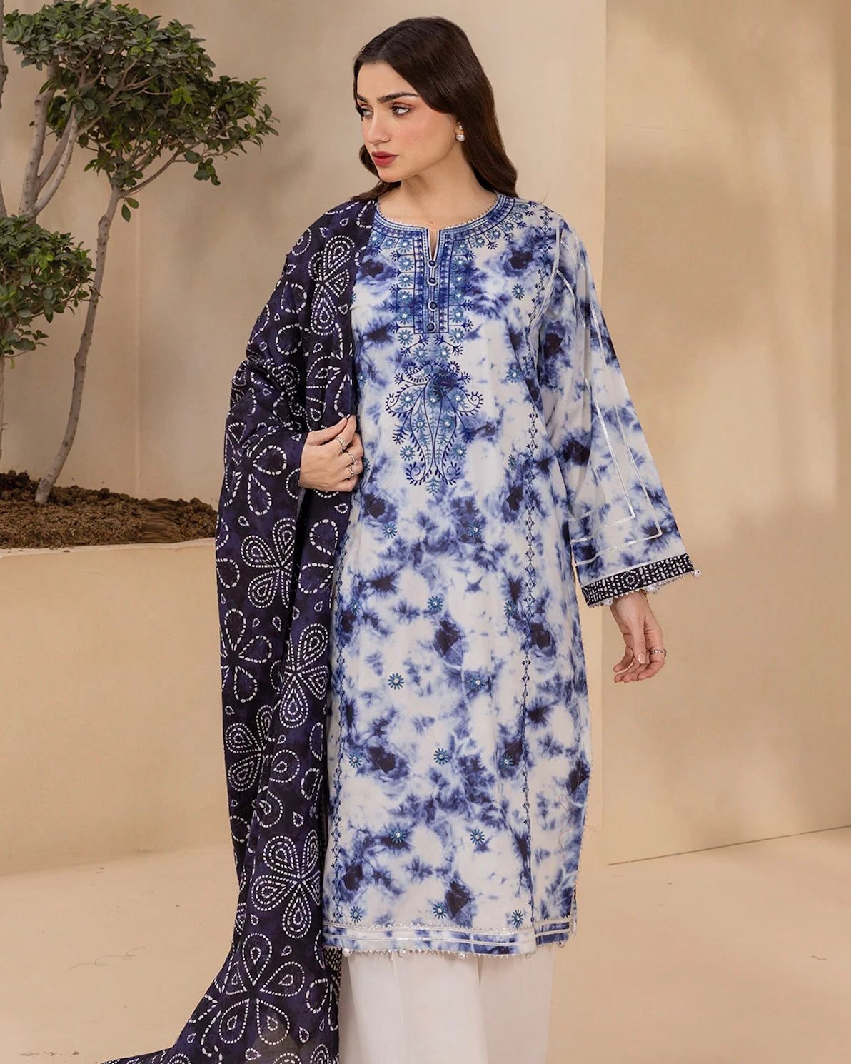 Zellbury | Embroidered Lawn 2pc | Design 740
