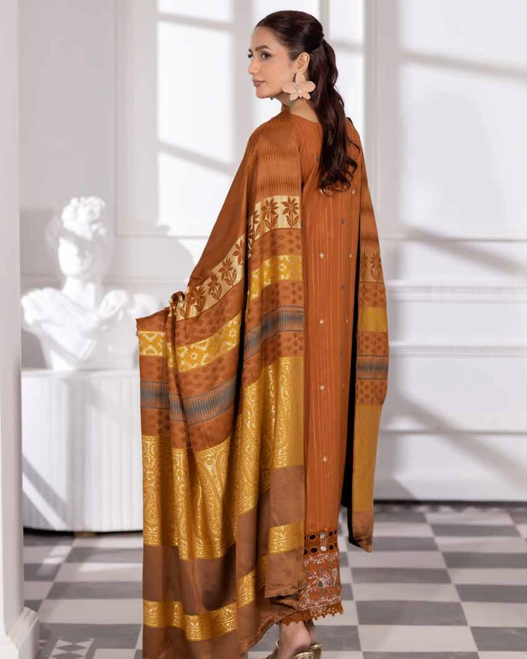 Johra Ameeli | Slub Peach | Design 740
