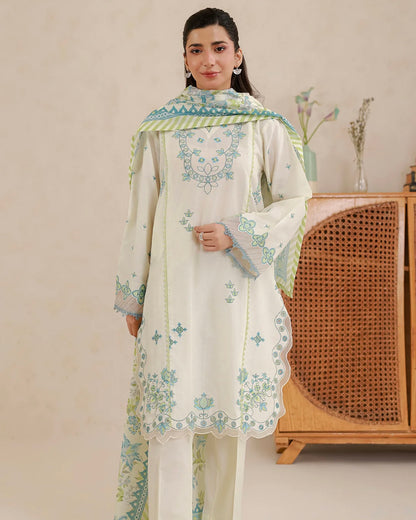 Zellbury | Embroidered Lawn 2pc | Design 743