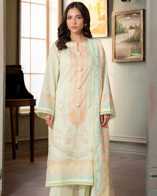 Zellbury | Printed Lawn 3pc | Design 746