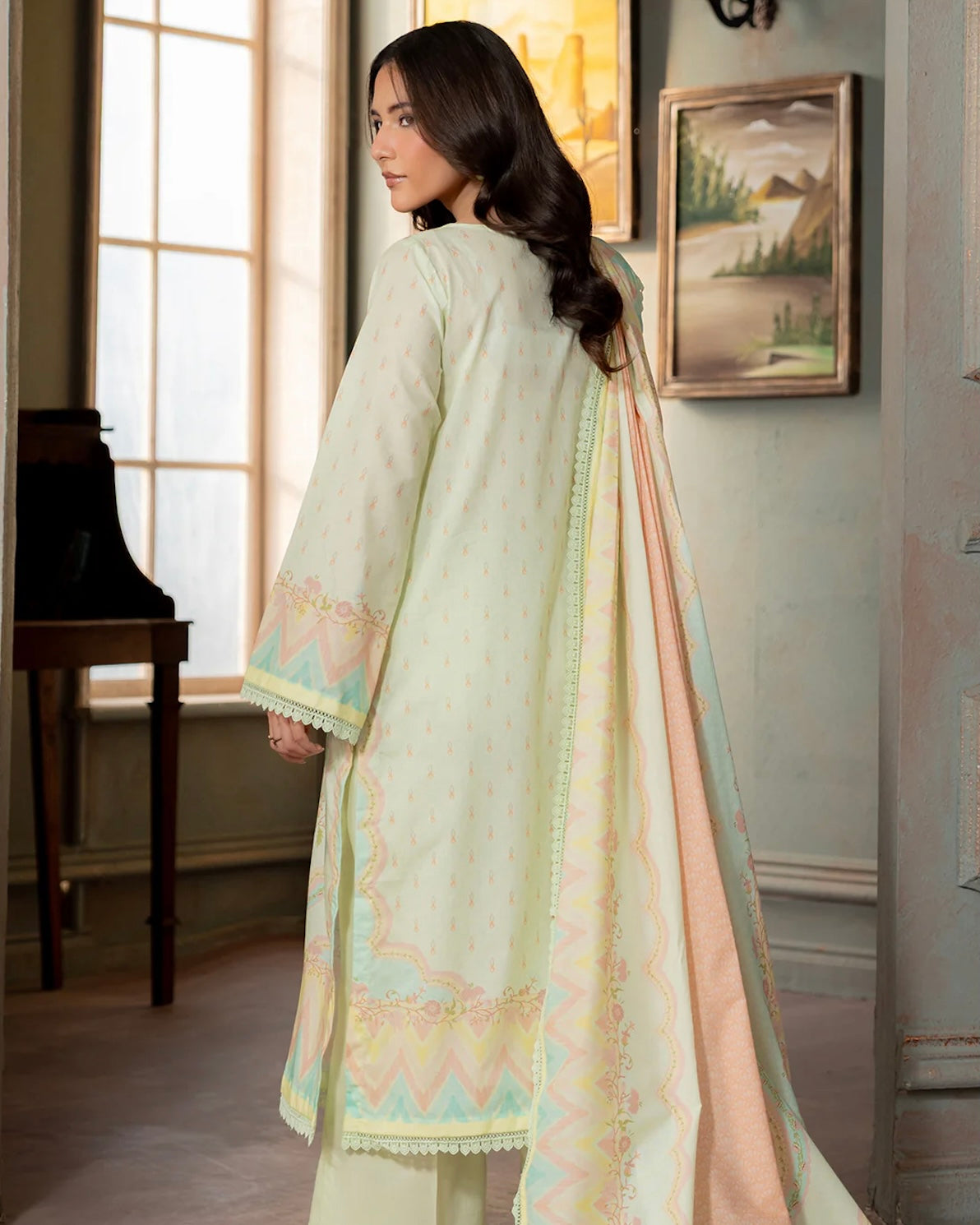Zellbury | Printed Lawn 3pc | Design 746