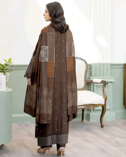 Johra Yagoona | Emb Marina with Wool Shawl | Design 674