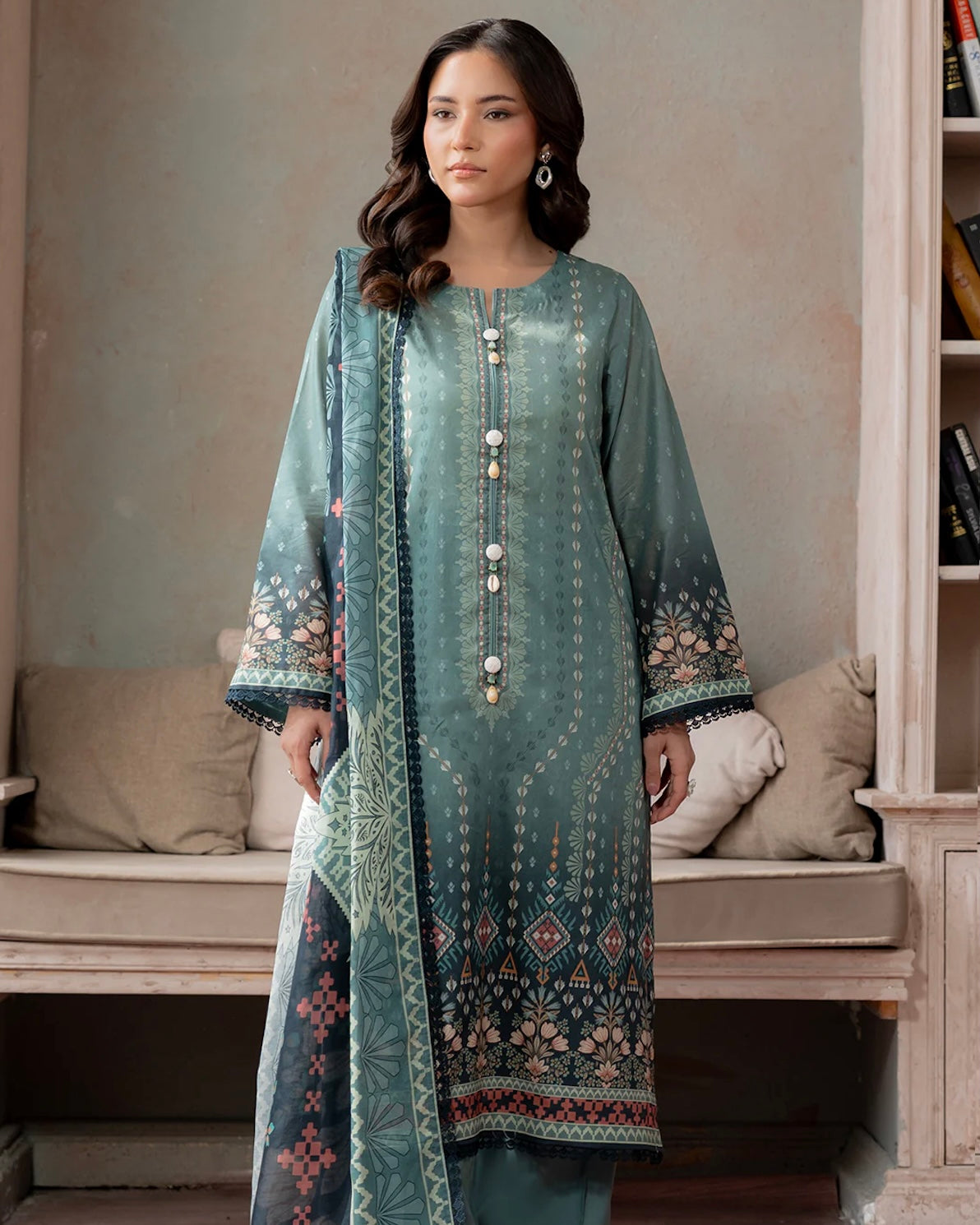 Zellbury | Printed Lawn 3pc | Design 752