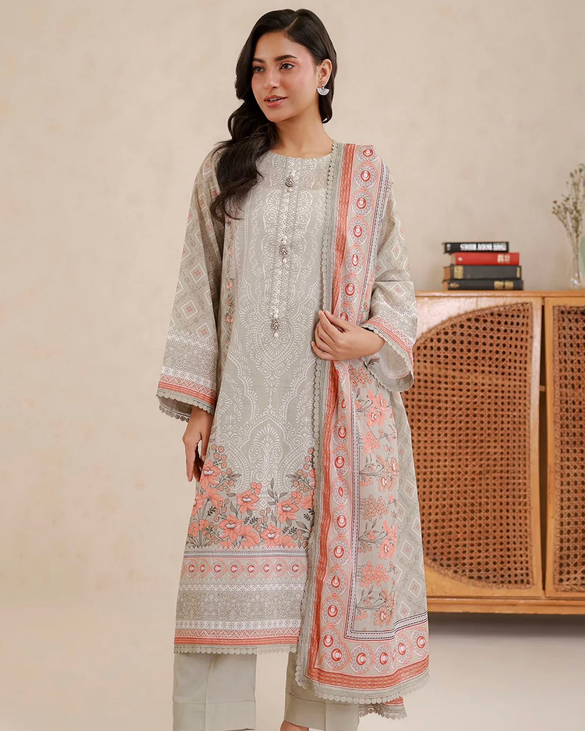 Zellbury | Printed Lawn 3pc | Design 754