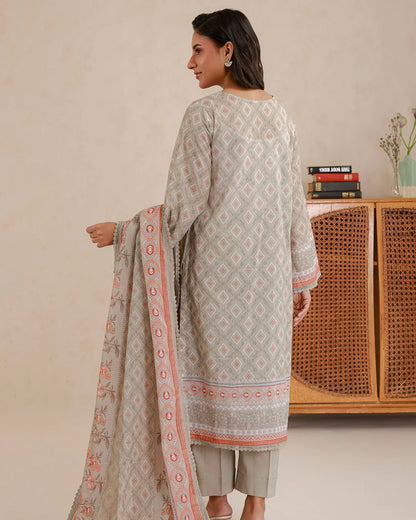 Zellbury | Printed Lawn 3pc | Design 754