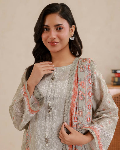 Zellbury | Printed Lawn 3pc | Design 754