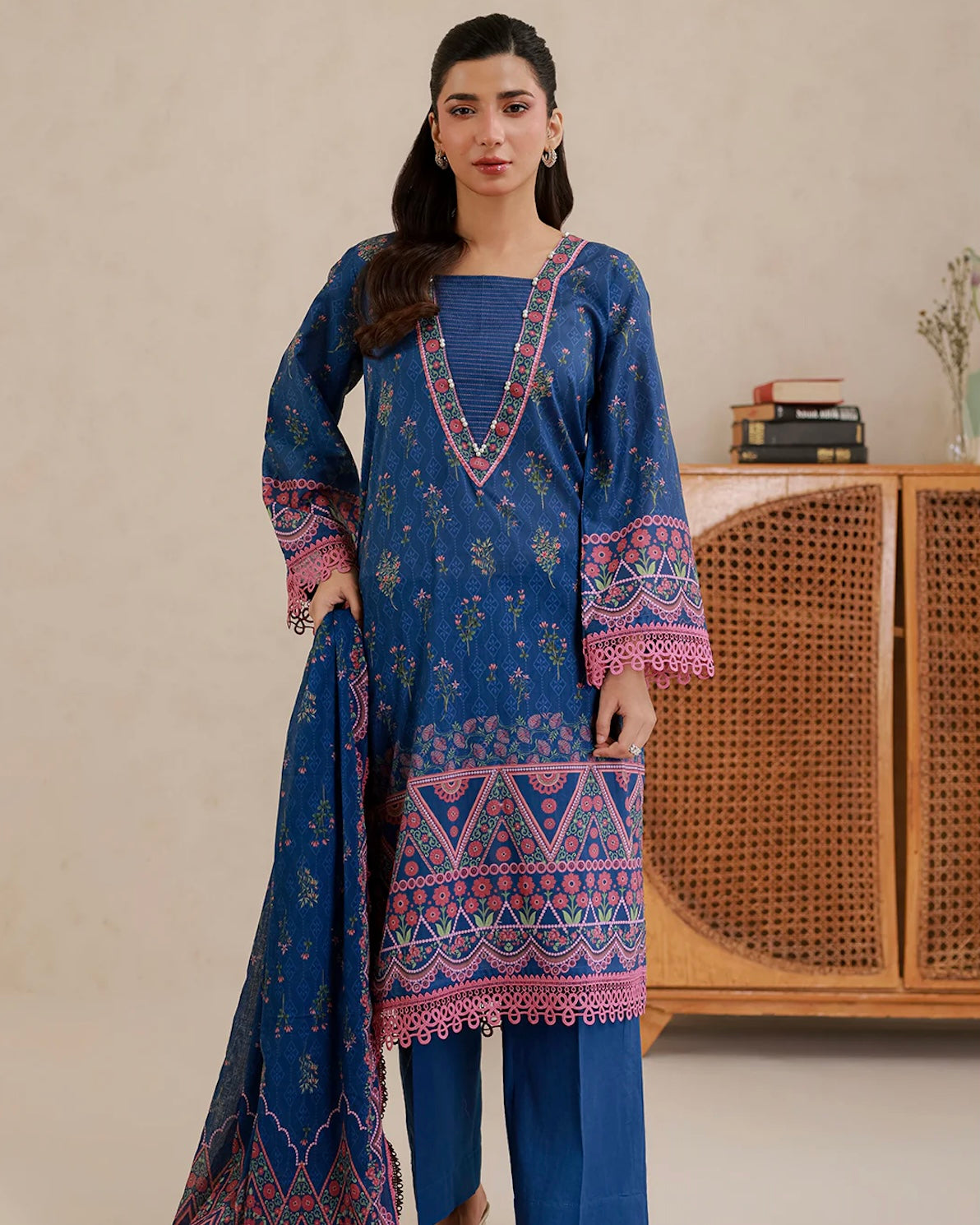 Zellbury | Printed Lawn 3pc | Design 756